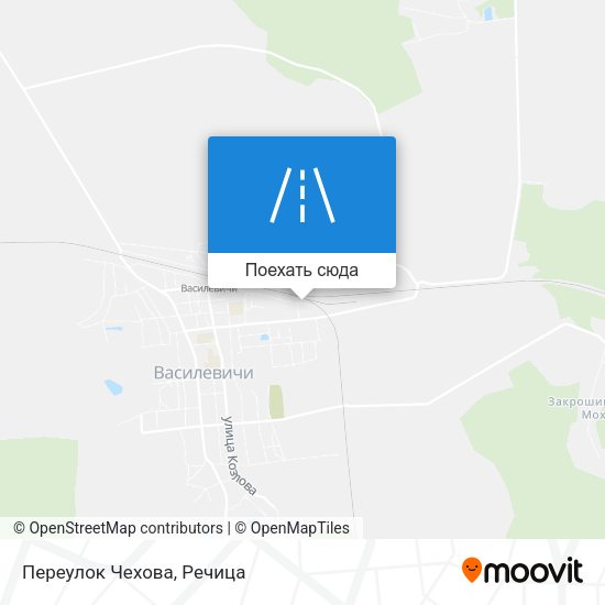 Карта Переулок Чехова