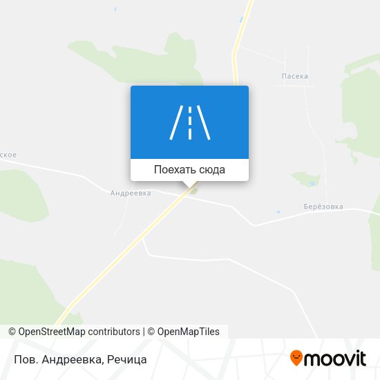 Карта Пов. Андреевка