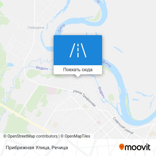 Карта Прибрежная Улица