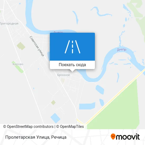 Карта Пролетарская Улица