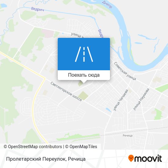 Карта Пролетарский Переулок