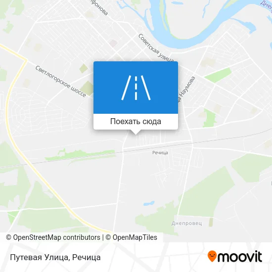 Карта Путевая Улица