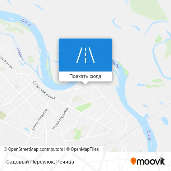 Карта Садовый Переулок