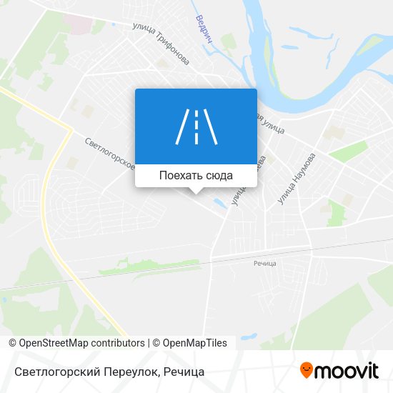 Карта Светлогорский Переулок