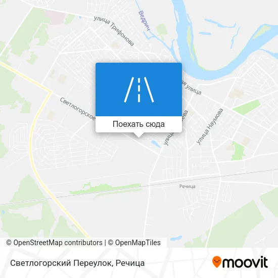 Карта Светлогорский Переулок