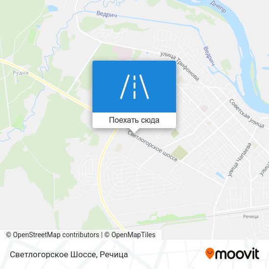 Карта Светлогорское Шоссе