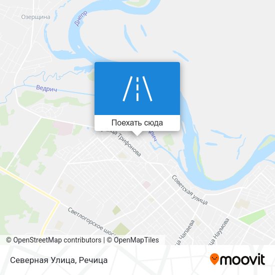 Карта Северная Улица
