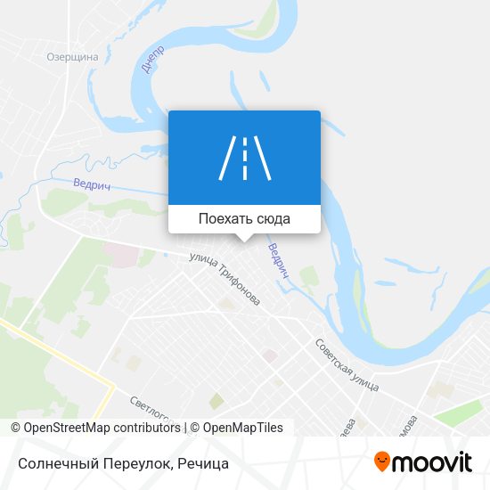 Карта Солнечный Переулок