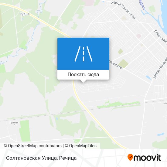 Карта Солтановская Улица