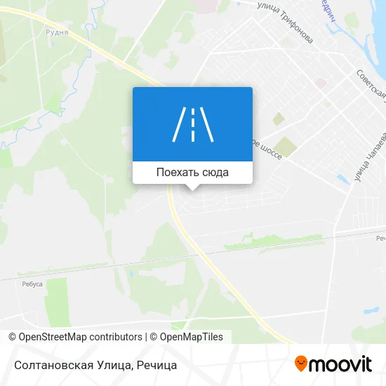 Карта Солтановская Улица