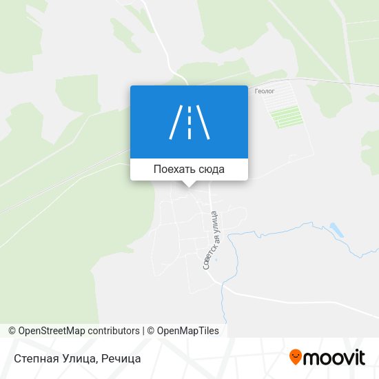 Карта Степная Улица