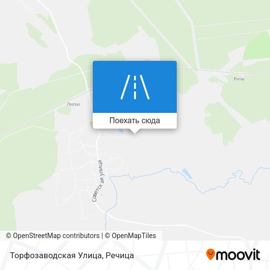 Карта Торфозаводская Улица