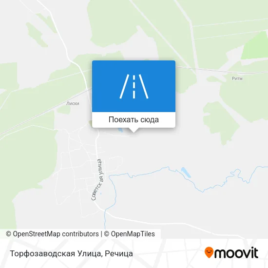 Карта Торфозаводская Улица