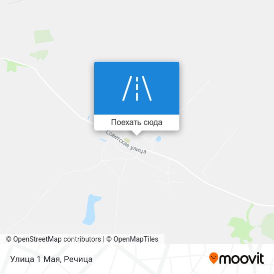 Карта Улица 1 Мая