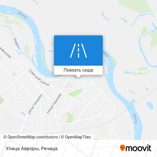 Карта Улица Авроры