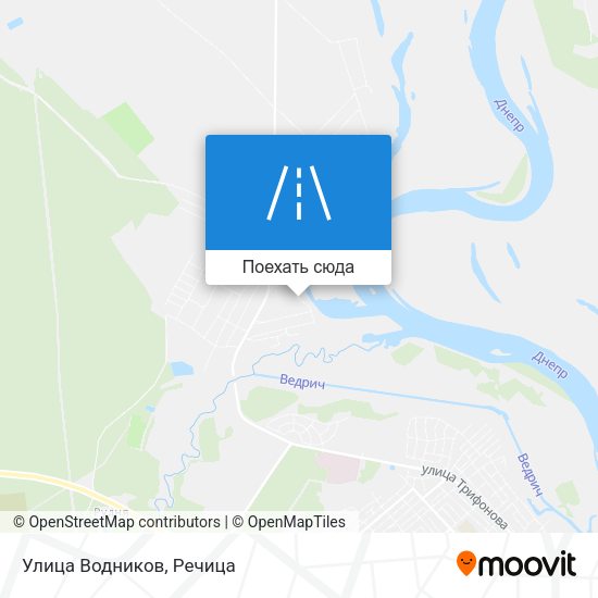 Карта Улица Водников