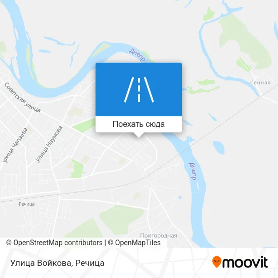 Карта Улица Войкова