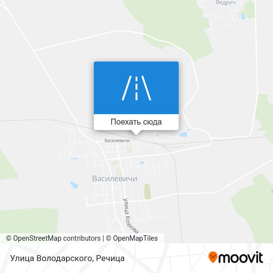 Карта Улица Володарского