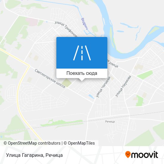 Карта Улица Гагарина