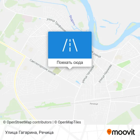 Карта Улица Гагарина