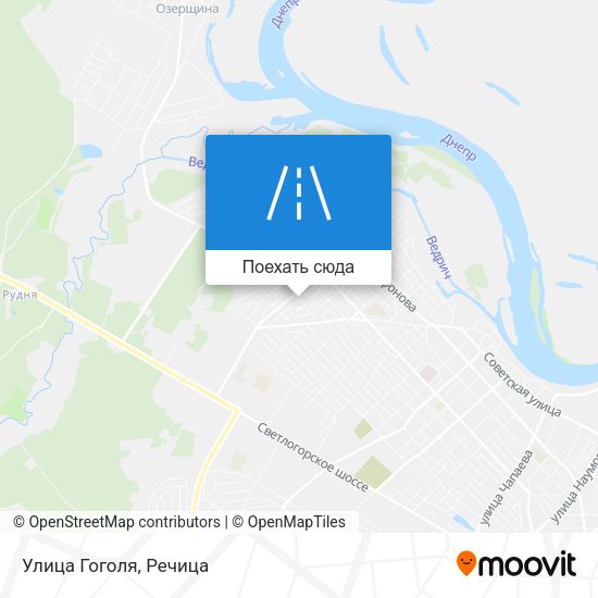 Карта Улица Гоголя