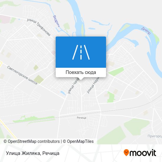 Карта Улица Жиляка