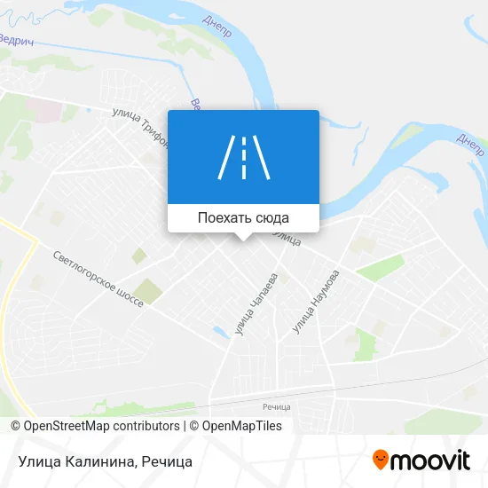 Карта Улица Калинина