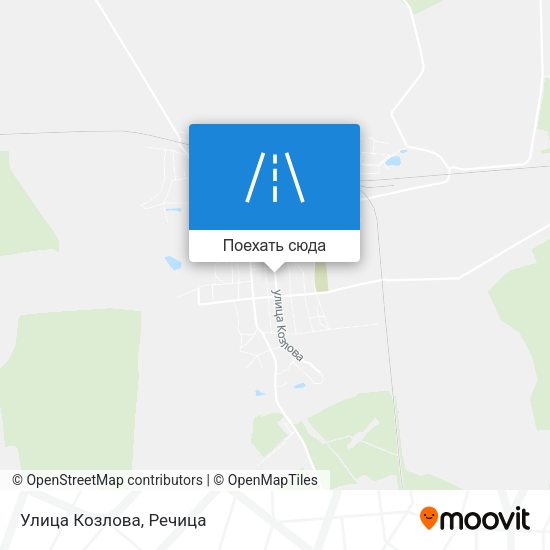 Карта Улица Козлова