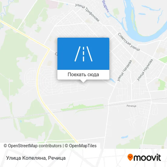 Карта Улица Копеляна