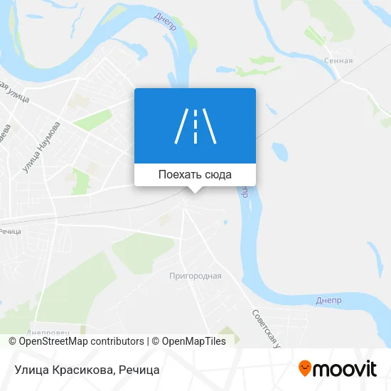Карта Улица Красикова