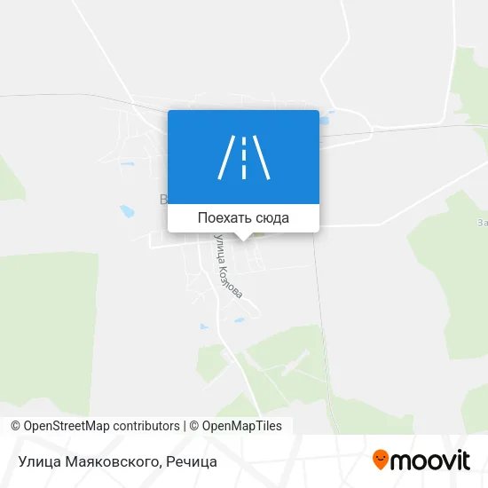 Карта Улица Маяковского