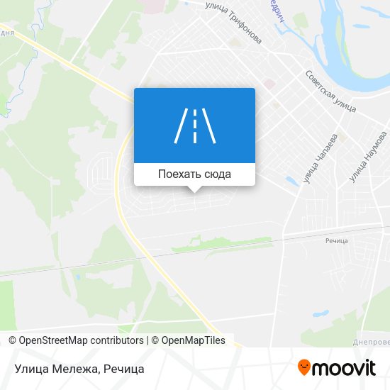 Карта Улица Мележа