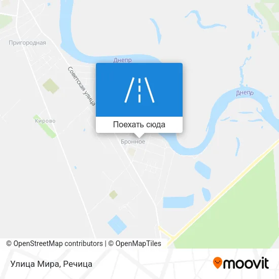 Карта Улица Мира