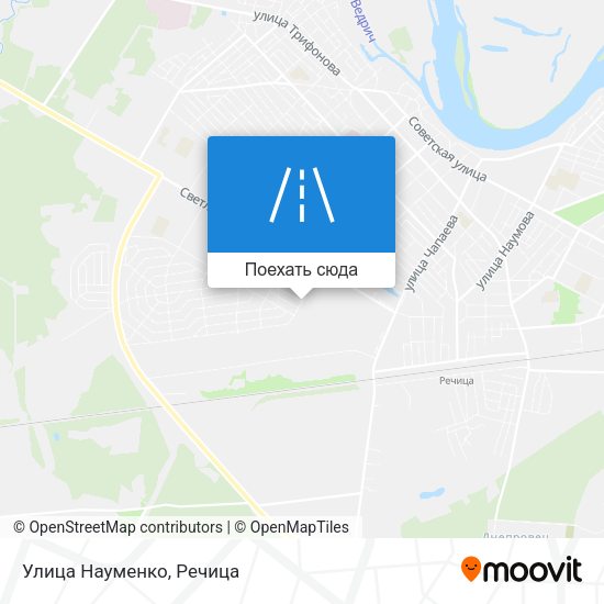 Карта Улица Науменко