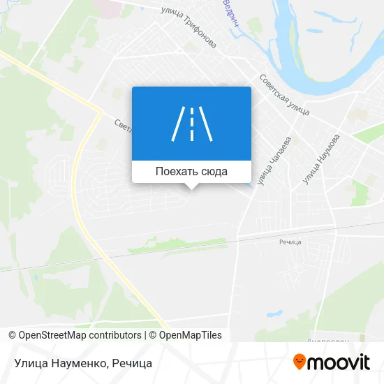 Карта Улица Науменко