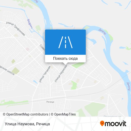 Карта Улица Наумова