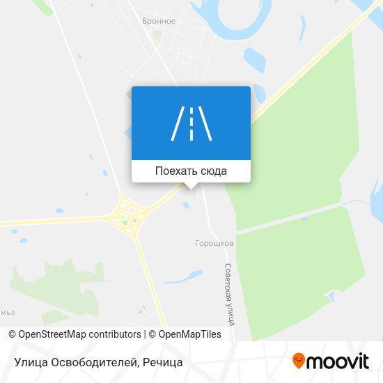 Карта Улица Освободителей