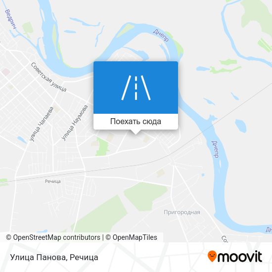 Карта Улица Панова