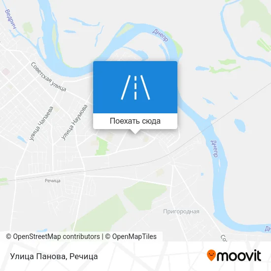 Карта Улица Панова