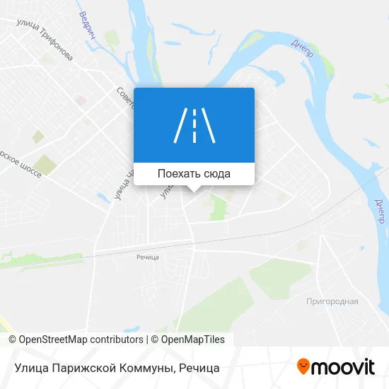 Карта Улица Парижской Коммуны