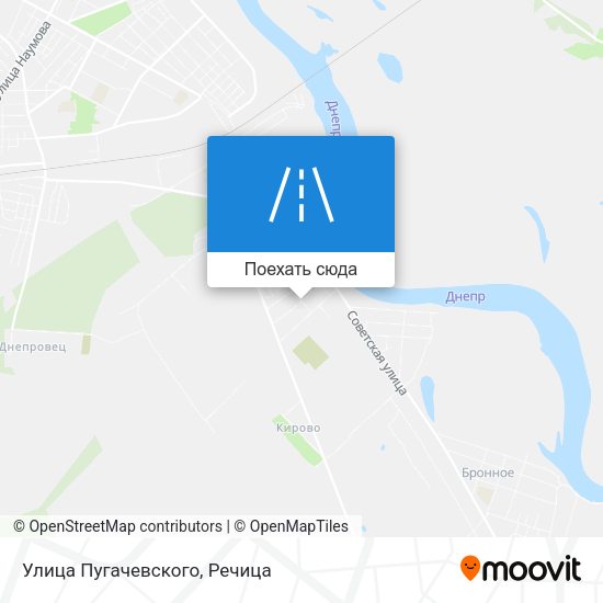 Карта Улица Пугачевского