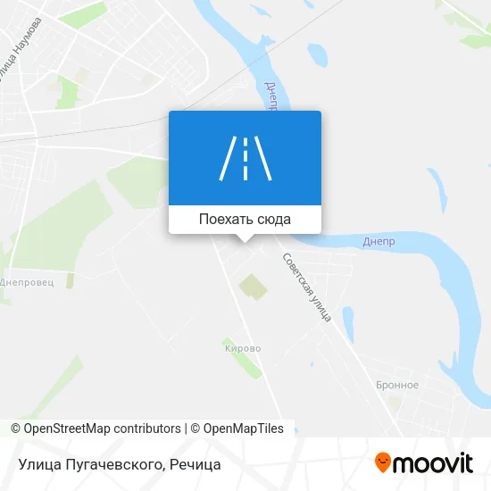 Карта Улица Пугачевского