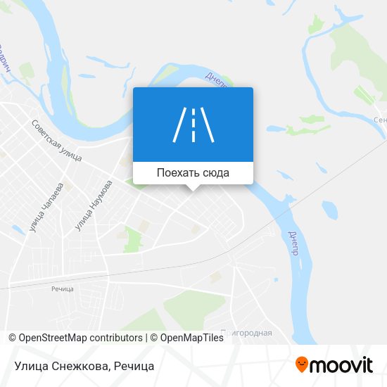Карта Улица Снежкова