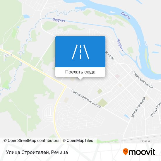 Карта Улица Строителей