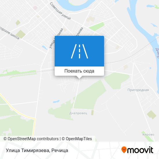 Карта Улица Тимирязева