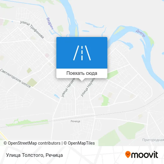 Карта Улица Толстого