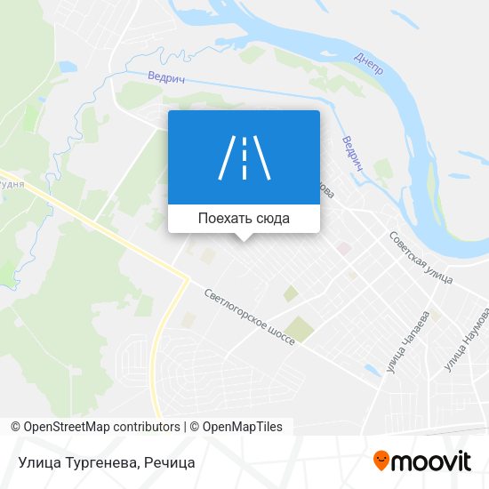 Карта Улица Тургенева
