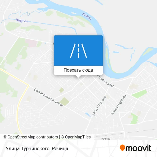 Карта Улица Турчинского