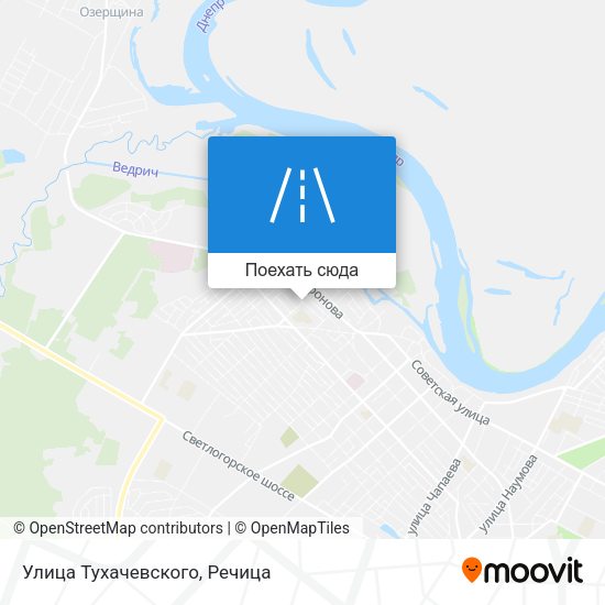 Карта Улица Тухачевского