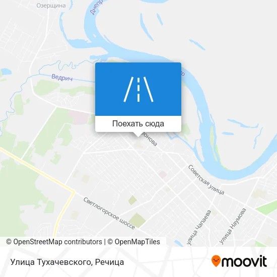Карта Улица Тухачевского